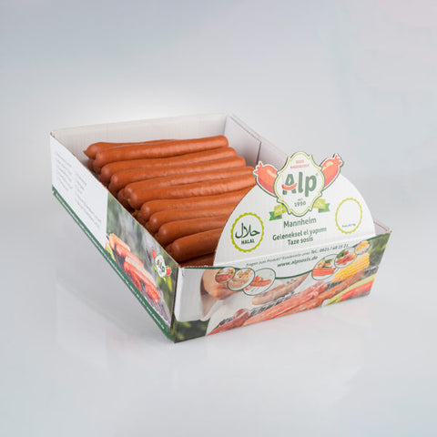Rindwurst Eiweißdarm Scharf